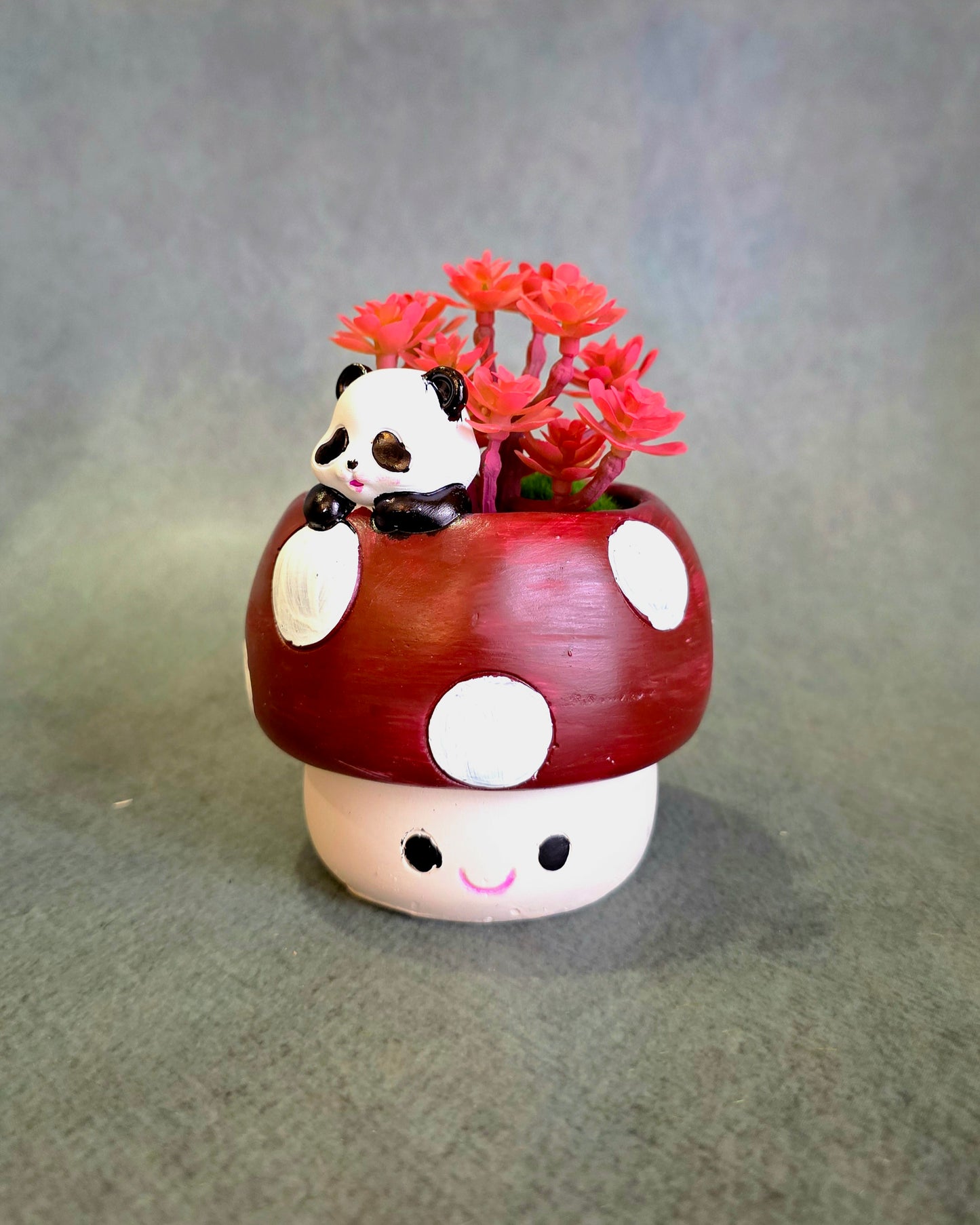 Panda on a Shroom Planter