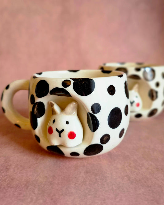 Peeking Bunny Mug