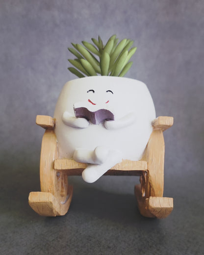 Bookworm Buddy Planter