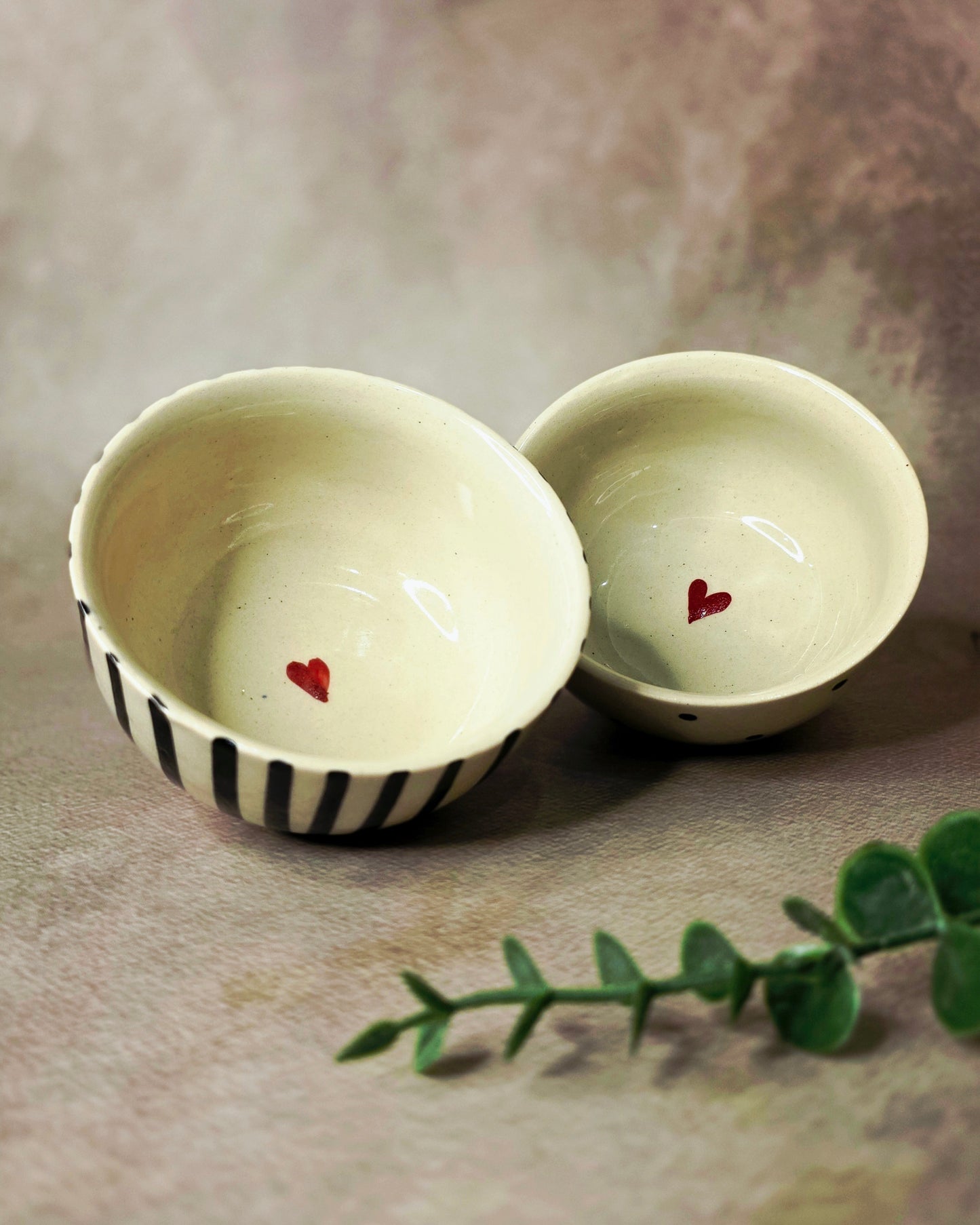 Heartfelt Duo Bowls