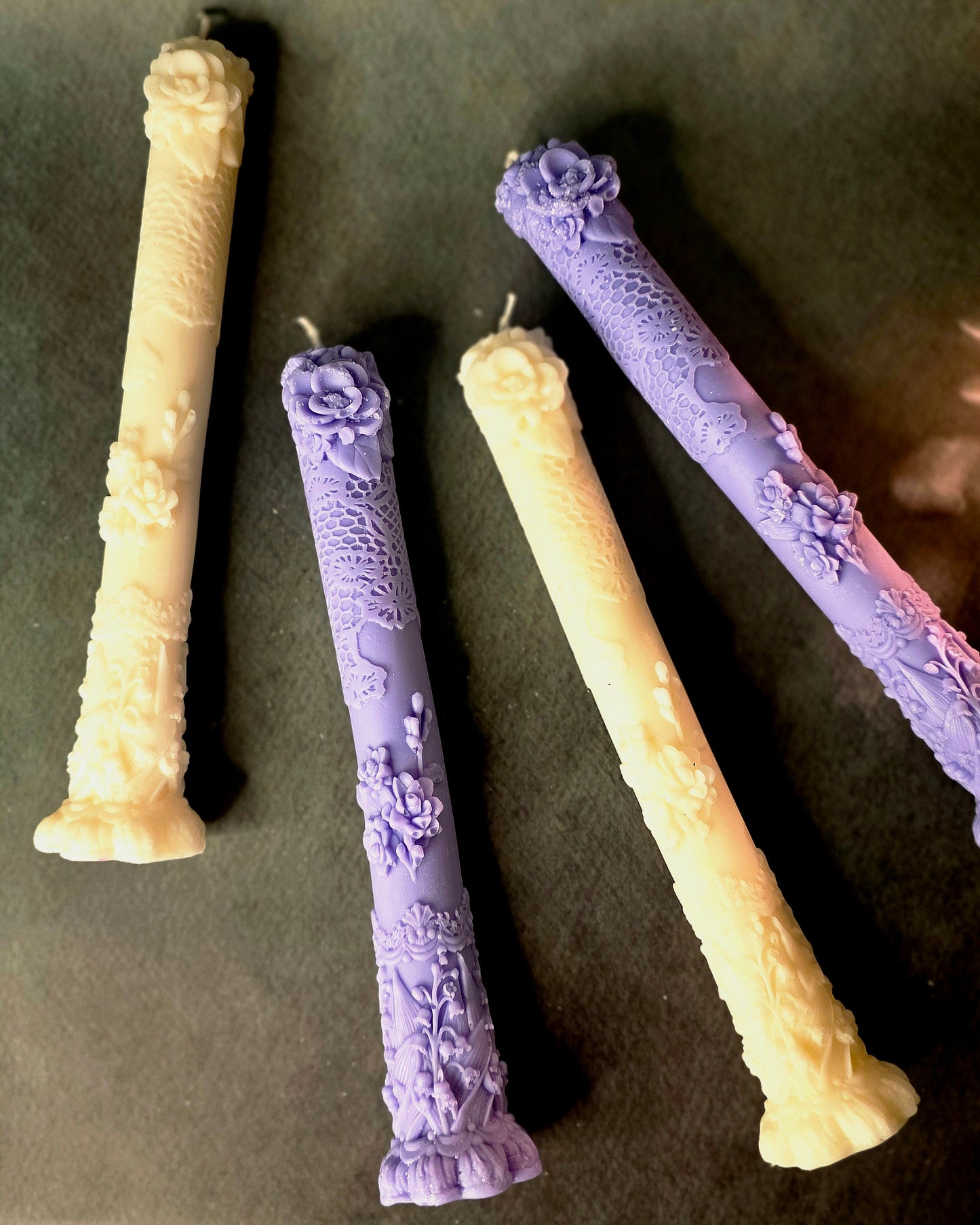 Whisper Bloom Pillar Candle