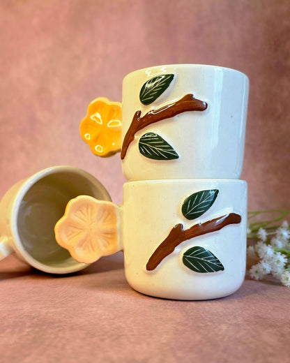 Blooming Branch Mug - Set of 2