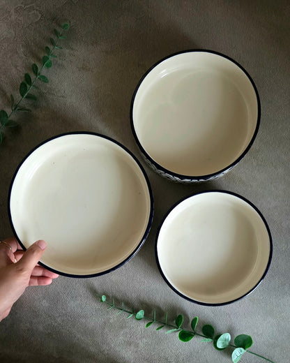 Navy Mosaic Bowl Set