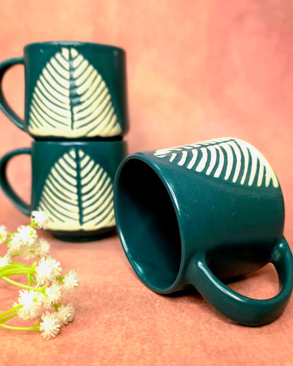Ever So Green Mug - Set of Two