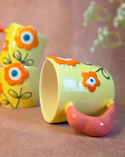 Yellow Boho Bloom Mug