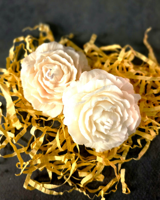 Ivory Peony Candle