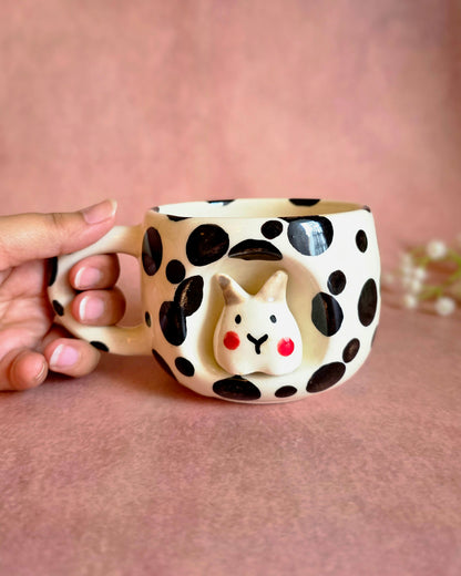 Peeking Bunny Mug