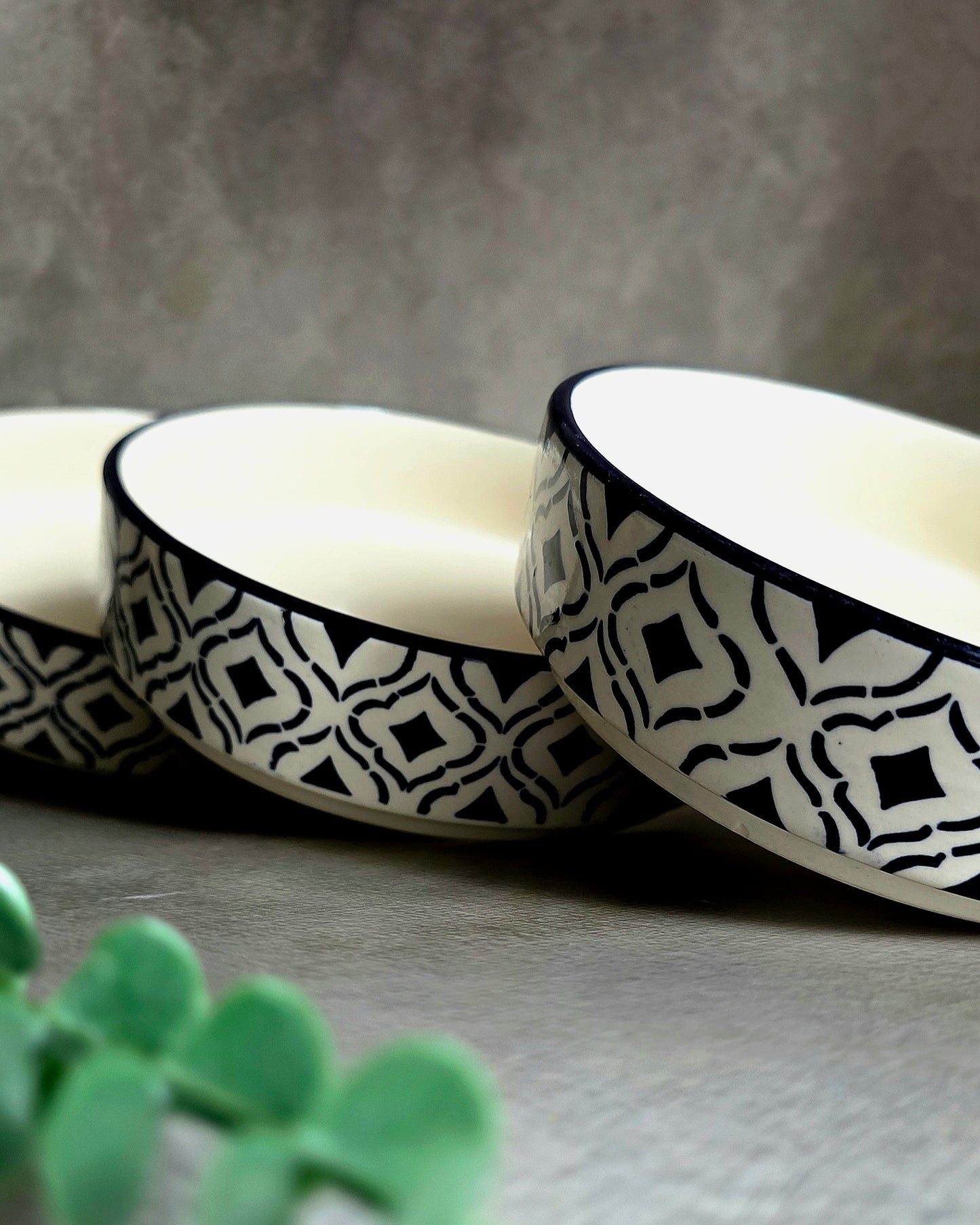 Navy Mosaic Bowl Set
