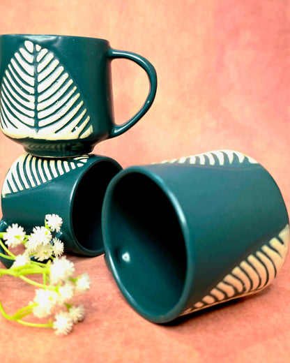 Ever So Green Mug - Set of Two