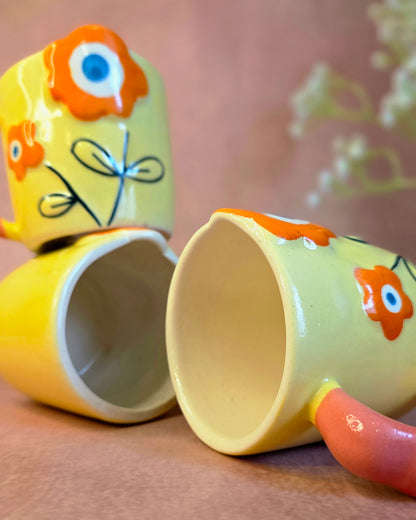 Yellow Boho Bloom Mug