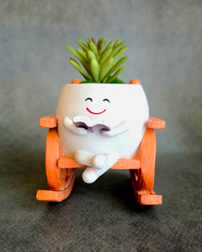 Bookworm Buddy Planter