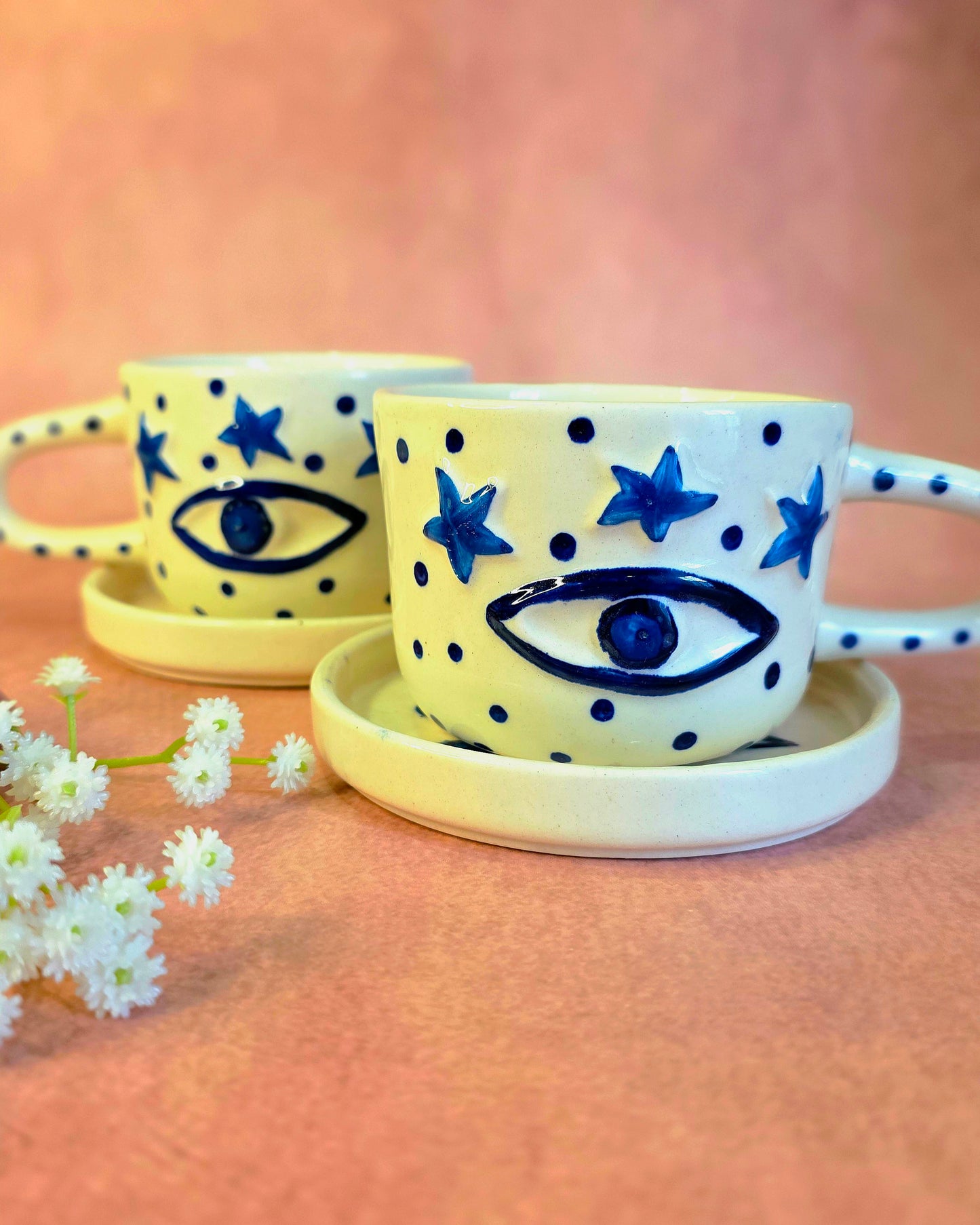 Cosmic Nazar Cup & Saucer Set