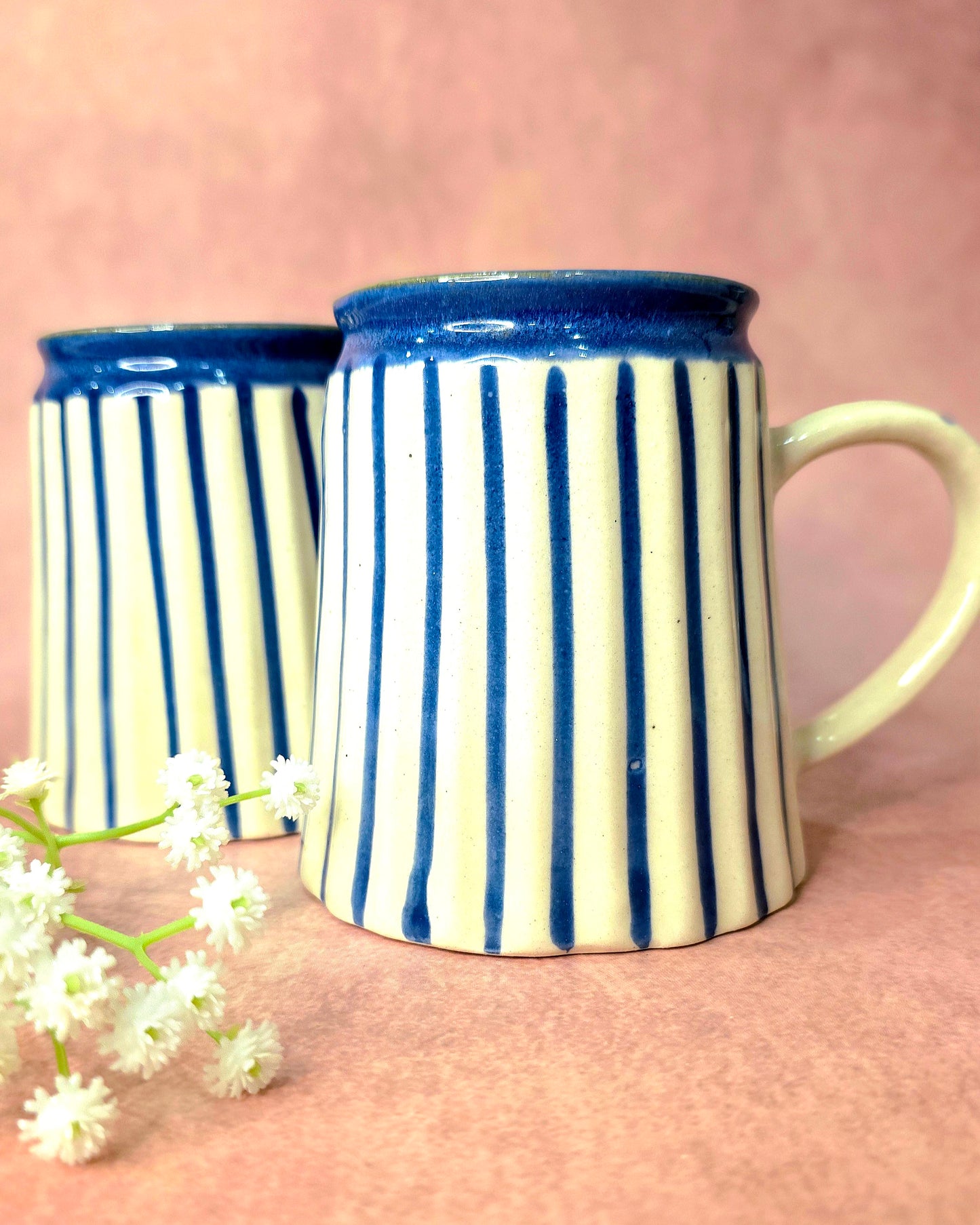 Indigo Stripe Mug