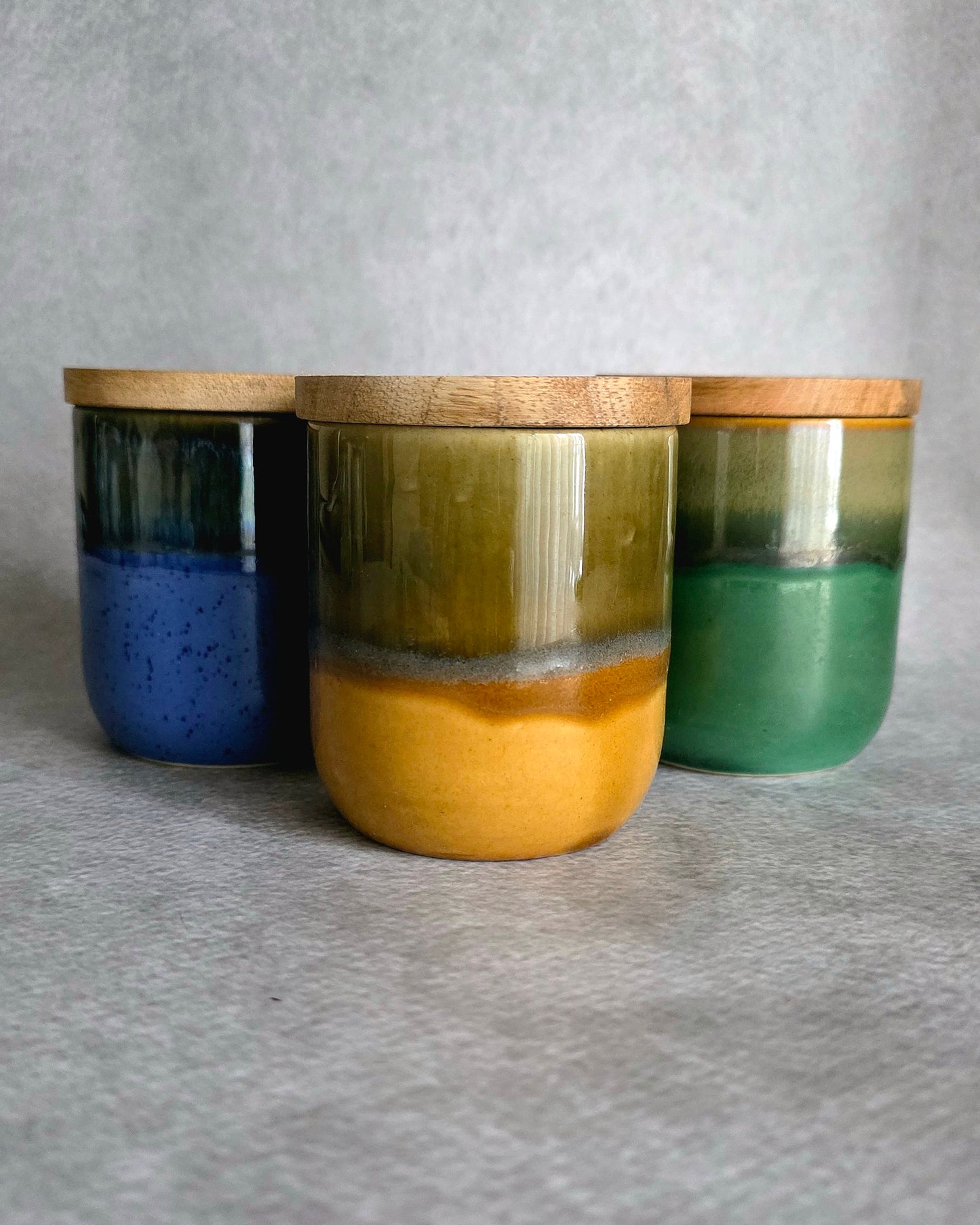 Sunset Trio Jars