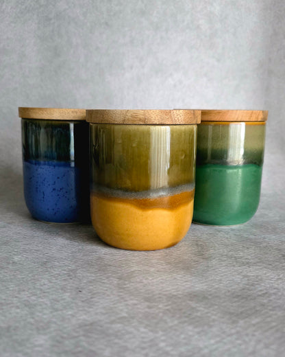 Sunset Trio Jars