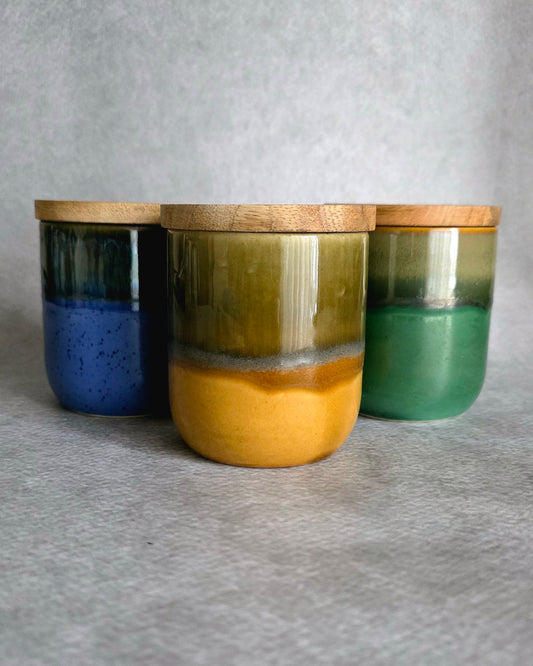 Sunset Trio Jars