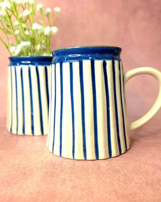 Indigo Stripe Mug