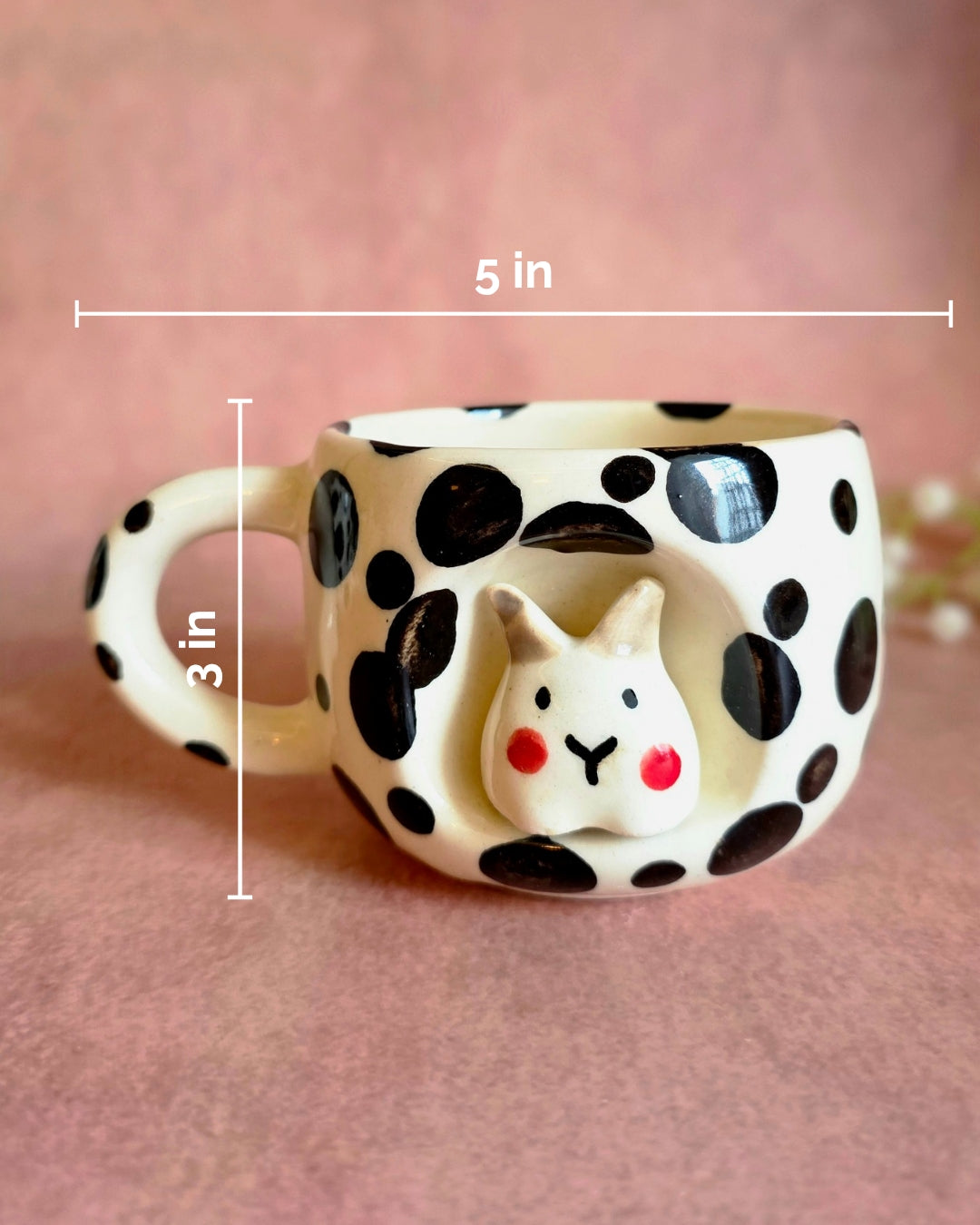 Peeking Bunny Mug