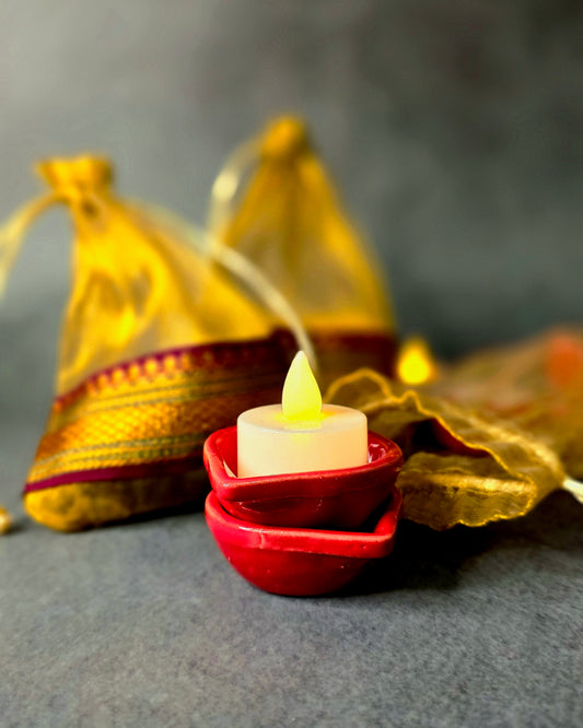 Golden Glow Diyas