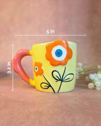 Yellow Boho Bloom Mug