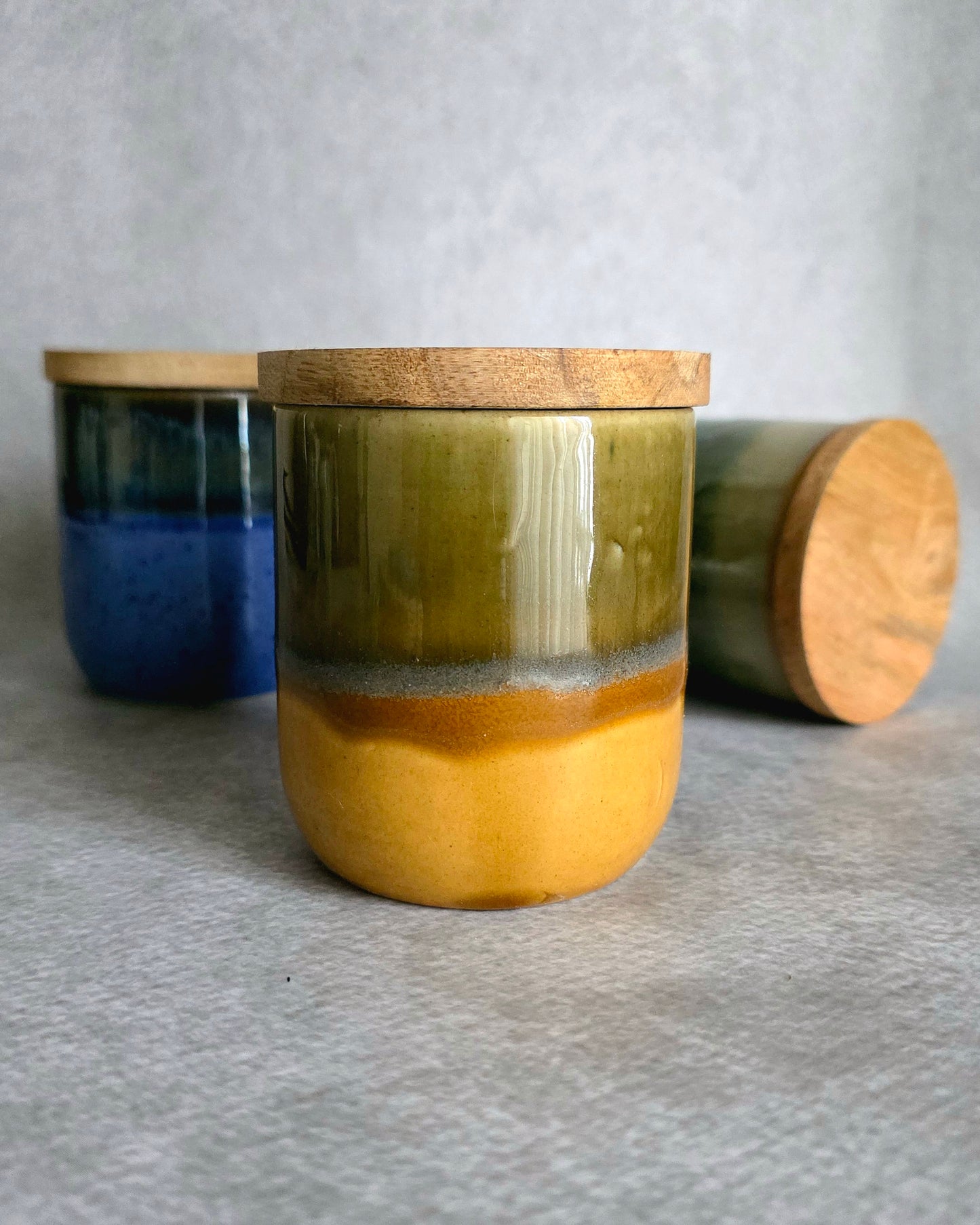 Sunset Trio Jars