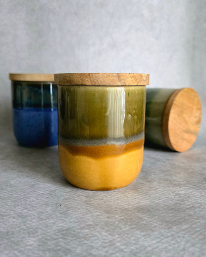 Sunset Trio Jars