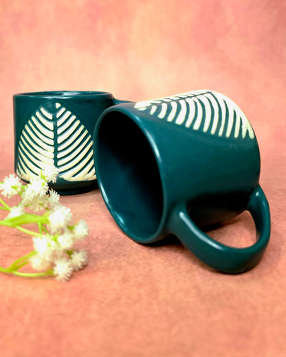 Ever So Green Mug - Set of Two