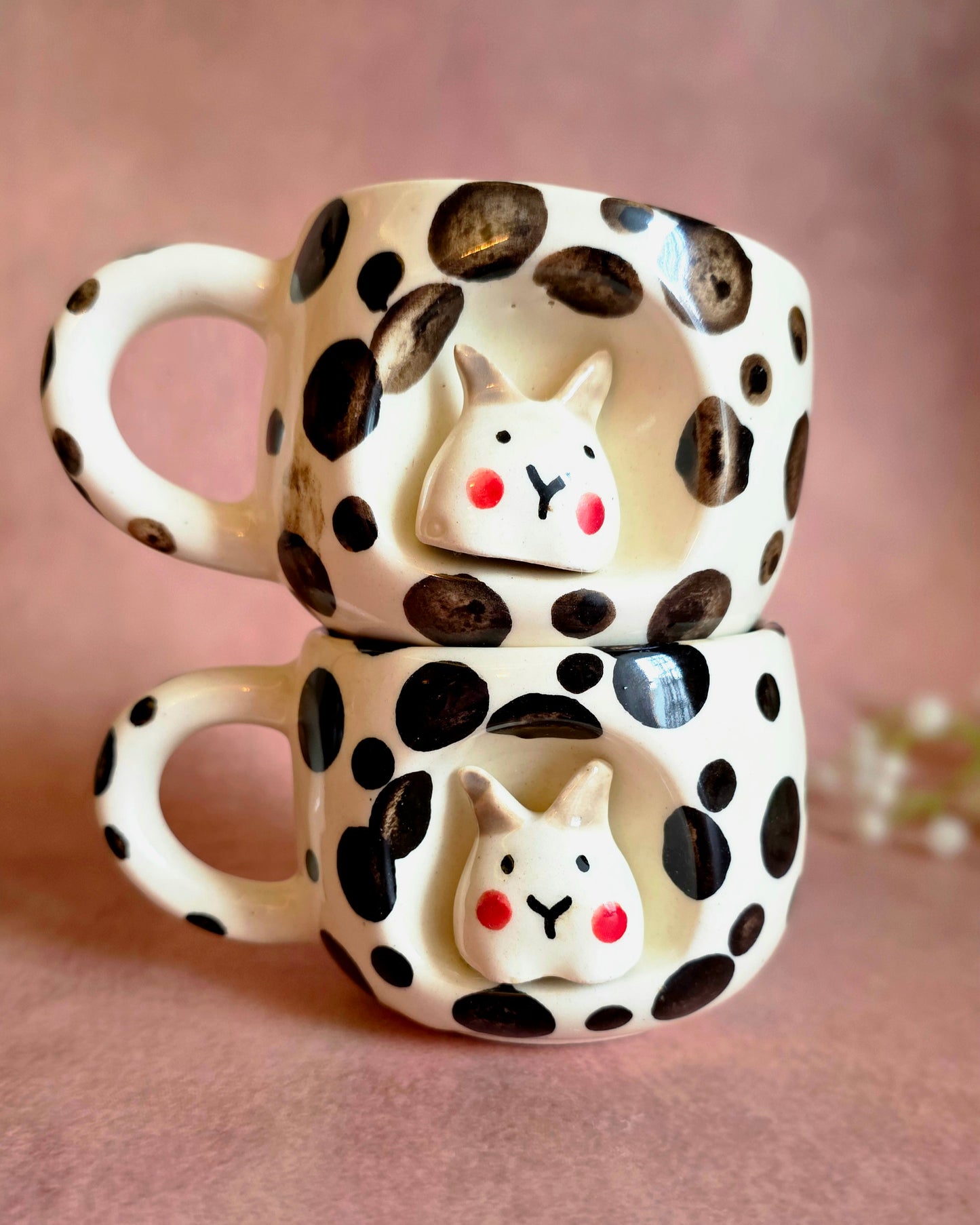 Peeking Bunny Mug