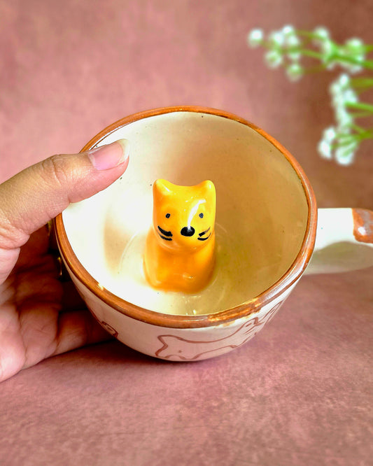 Peekaboo Cat Mug