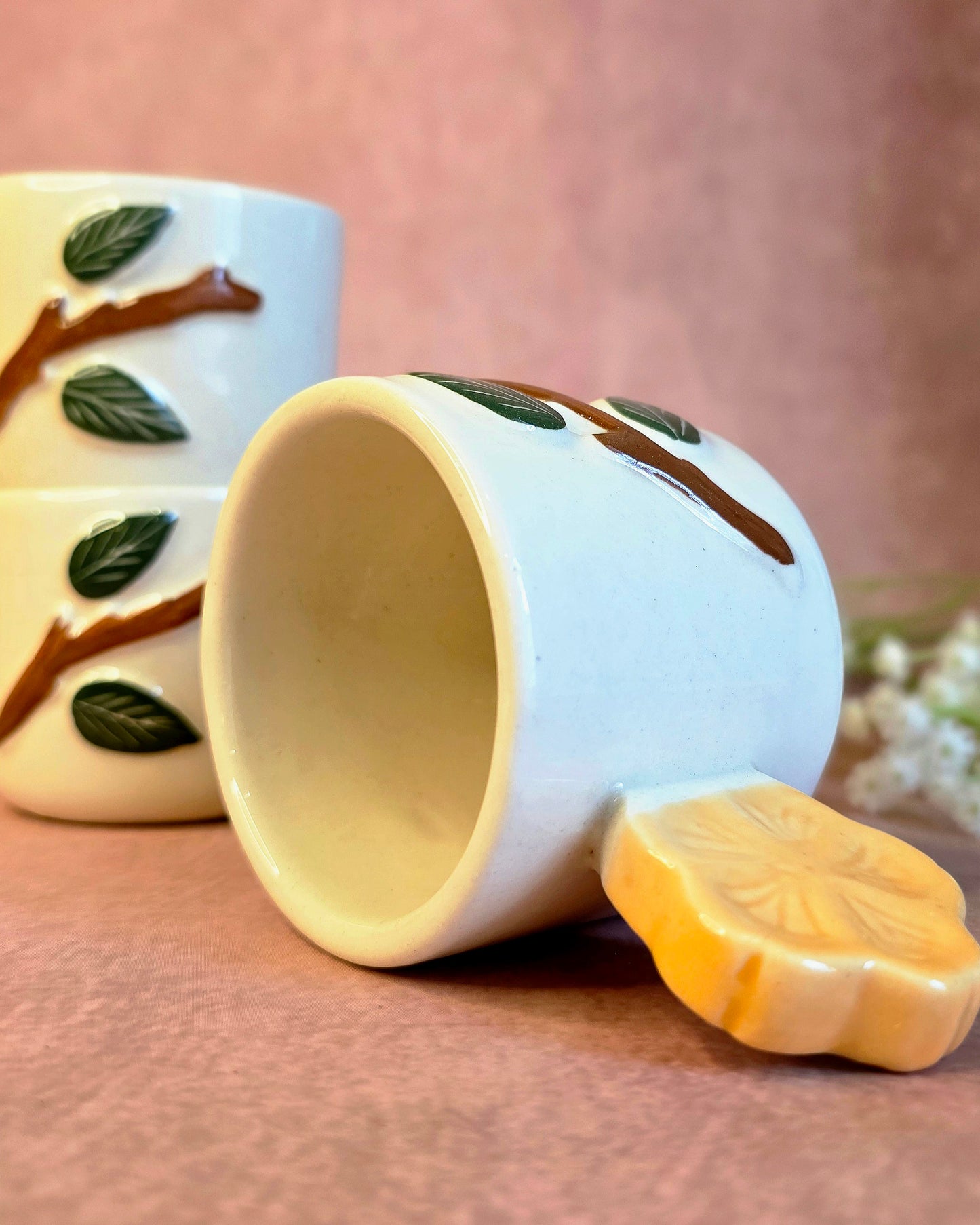 Blooming Branch Mug - Set of 2