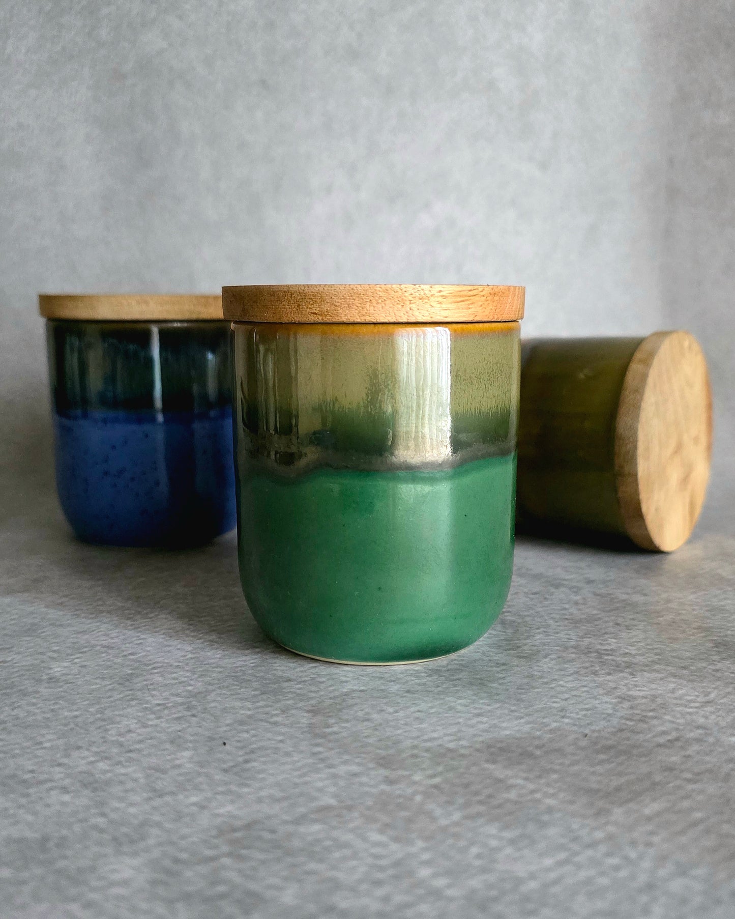 Sunset Trio Jars