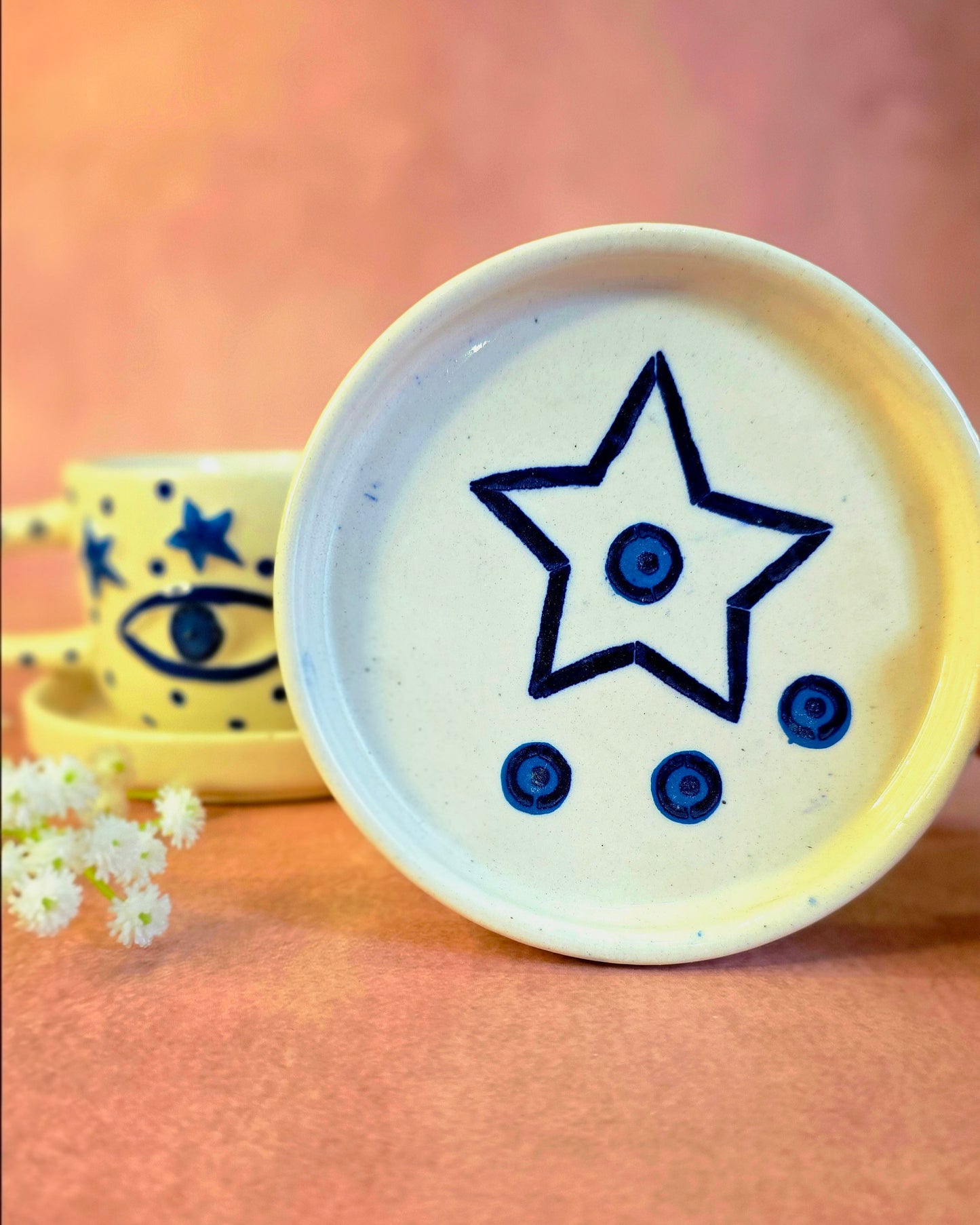 Cosmic Nazar Cup & Saucer Set