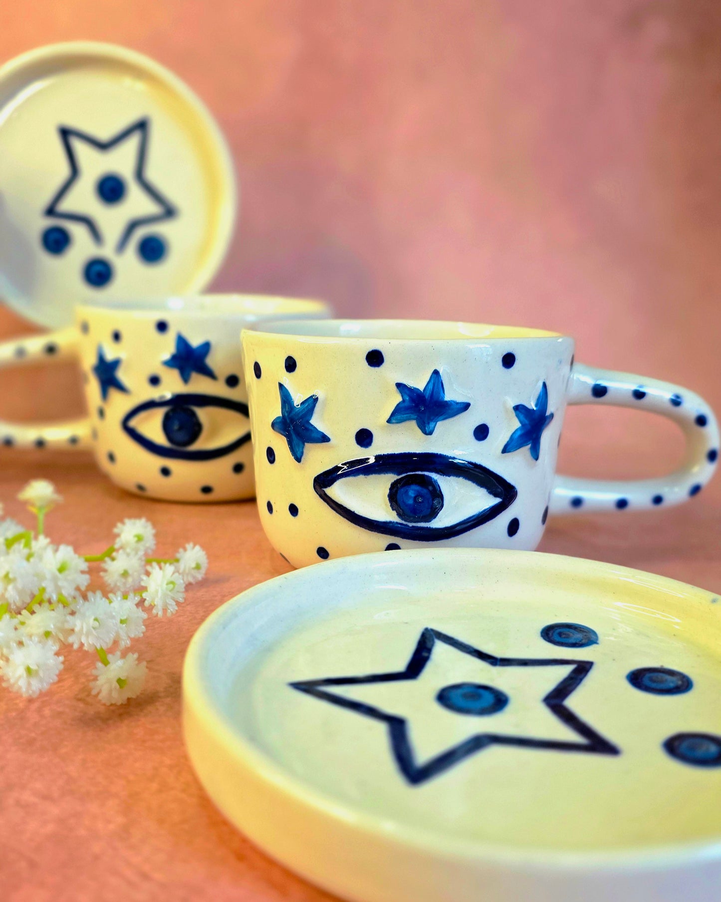 Cosmic Nazar Cup & Saucer Set